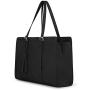 ECOSUSI Laptop Tote Bag for Women Fits Up to 15.6 Inch PU Leather Briefcase Office Handbags Large Capacity with 3 Divided Compartments