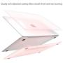 ProCase MacBook Air 13 Inch Case 2020 2019 2018 Release A2337 M1 A2179 A1932, Hard Case Shell Cover for MacBook Air 13-inch Model A2179 A1932 with Keyboard Skin Cover -Clear Pink