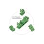 10Pcs DIN Rail Circuit Board Bracket,C45 35mm Electronic Switching Devices Mounting Bracket,KPRH-175 Pcb Board Bracket Holder Carrier