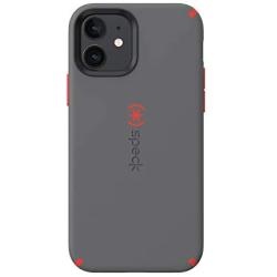 Speck Products CandyShell Pro iPhone 12, iPhone 12 Pro Case, Moody Grey/Turbo Red (137600-9228)