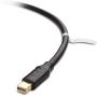 Cable Matters Mini DisplayPort to DisplayPort Adapter (Mini DP to DP) in Black - 4K Resolution Ready - Thunderbolt and Thunderbolt 2 Port Compatible