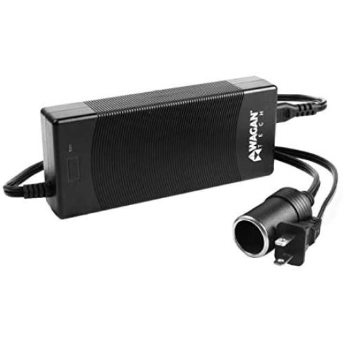 Wagan EL9904 10 Amp 110V 240V AC to DC Power Adapter 100-240V 10A to 12V Car Cigarette Lighter Socket AC/DC Power Converter