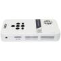 AAXA Technologies KP-101-01 AAXA LED Pico Micro Video Projector - Pocket Size Portable Mobile Mini Projector with mini-HDMI, built-in Media Player & Speakers, 3.5mm Aux Out, Micro SD/USB readers and 80 Min Lithium-Ion Battery