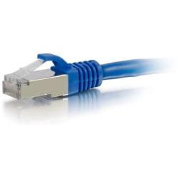 C2G 00672 Cat6a Cable - Snagless Shielded Ethernet Network Patch Cable, Blue (1 Foot, 0.30 Meters)