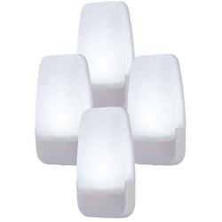 GE Daylight LED Night Light, 4 Pack, Dusk to Dawn, 5000K, UL-Listed, Ideal for Kitchen, Home Office, Bedroom, Nursery, Bathroom, 55992, 4
