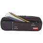 LIHIT LAB Pen Case, 9.4 x 1.8 x 3 inches, Black (A7552-24)