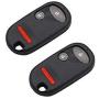 DRIVESTAR Keyless Entry Remote Car Key Fob Replacement fits Honda Civic EX LX DX 2001 2002 2003 2004 2005 Honda Pilot 2003 2004 2005 2006 2007 Replacement for NHVWB1U521 NHVWB1U523, Set of 2