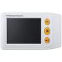 WeniChen 3.5 Inch Electronic Portable Video Aids Digital Magnifier Handheld Low Vision Reading Magnifier for Students, The Elderly in Reading, Newspapers, 2X-25X Zoom, AV/TV Output (White)