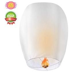CAMTOA 20 Pack Lanterns-100% Biodegradable,Eco-Friendly, Lanterns for Weddings,Celebrations, Memorial Ceremonies