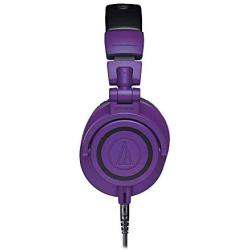 Audio-Technica ATH-M50xPB Professional Studio Monitor Headphones, Purple/Black Purple / Black