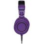 Audio-Technica ATH-M50xPB Professional Studio Monitor Headphones, Purple/Black Purple / Black