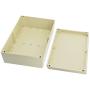 LeMotech Waterproof Dustproof IP65 ABS Plastic Junction Box Universal Electric Project Enclosure Pale Gray 10.4 x 7.2 x 3.7 inch (263 x 182 x 95 mm)