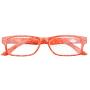 Eyekepper 6-Pack Spring Hinges Patterned Rectangular Reading Glasses Include Computer Readers Women +2.5