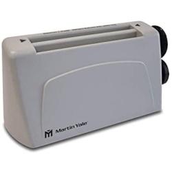 Martin Yale P6400 Desktop Letter Folder; Folds Up To 36 Letters a Minute, 2200 Sheets an Hour; Hand-fed, Folds 1-3 Sheets and Accepts Stapled Sets
