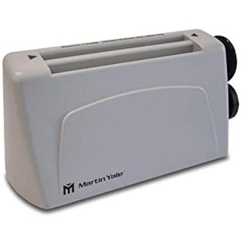 Martin Yale P6400 Desktop Letter Folder; Folds Up To 36 Letters a Minute, 2200 Sheets an Hour; Hand-fed, Folds 1-3 Sheets and Accepts Stapled Sets