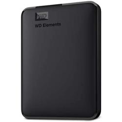 WD 2TB Elements Portable External Hard Drive HDD, USB 3.0, Compatible with PC, Mac, PS4 & Xbox - WDBU6Y0020BBK-WESN