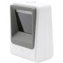 TEEMI Handsfree 1D 2D Barcode Scanner, with Top Trigger Button, QR Omnidirectional Desktop USB Automatic Bar Code Imager, Capture Screen barcodes, TMSL-60 White