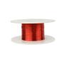 TEMCo 32 AWG Copper Magnet Wire - 2 oz 611 ft 155°C Magnetic Coil Red