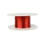 TEMCo 32 AWG Copper Magnet Wire - 2 oz 611 ft 155°C Magnetic Coil Red
