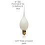 LightLady Studio, Silicone Dipped Candle Light Bulbs, 7 Watts, Pack of 12, Replacement Bulb for Window Candles