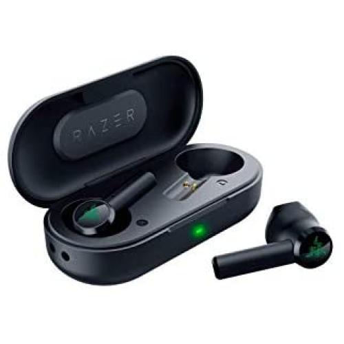 Razer Hammerhead True Wireless Bluetooth Gaming Earbuds: 60ms Low-Latency - IPX4 Water Resistant - Bluetooth 5.0 Auto Pairing - Touch Enabled - 13mm Drivers - Classic Black