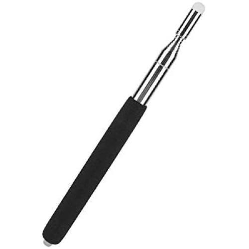 Telescopic Teachers Pointer,Teaching Pointer,Hand Pointer Extendable Telescopic Retractable Pointer Handheld Presenter Classroom Whiteboard Pointer, Extends to 39'' - Black (1)