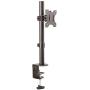 StarTech.com Single Monitor Desk Mount - Single Screen Heavy Duty Pole Mount for up to 34inch VESA Compatible Displays - Ergonomic Height Adjustable Monitor Arm Mount - Desk Clamp/Grommet (ARMPIVOTV2)