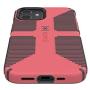 Speck Products CandyShell Pro Grip iPhone 12, iPhone 12 Pro Case, Raspberry Kiss Red/Slate Grey (137602-9240)