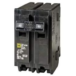 Square D HOM260 Plug-In Circuit Breaker, 60 Amp, 2-Pole