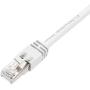 Amazon Basics RJ45 Cat 7 High-Speed Gigabit Ethernet Patch Internet Cable, 10Gbps, 600MHz - White, 20-Foot
