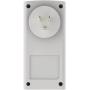 NETGEAR PowerLINE 1200 Mbps, 1 Gigabit Port with Pass-Through, Extra Outlet (PLP1200-100PAS),Pale Gray