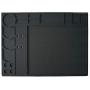 Soldering Mat Pad large Silicone Heat Resistant 932°F Welding Blanket Project Workbench Board Welding Blanket Electronics Mat for Heat Gun Soldering Iron Station Electronic Repair Kit (13''X 9'') Black
