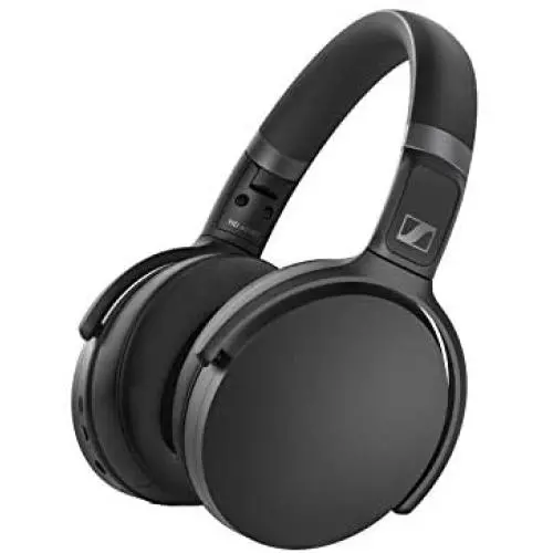 Sennheiser HD 450BT Bluetooth 5.0 Wireless Headphone with Active Noise Cancellation - 30-Hour Battery Life, USB-C Fast Charging, Virtual Assistant Button, Foldable - Black