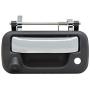 EWAY Tailgate Handle Backup Rear View Camera for Ford F150 2004-16 Super Duty F250 F350 F450 F550 2008-16 Explorer Sport Trac 2007-10 Lincoln Mark LT 2006-07 Pickup Truck Reverse Camera(Black/Chrome)