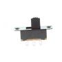 Qiying SS22F25-G7 2-Position DPDT 2P2T Panel Mount Mini Slide Switch Soldering Lug 20Pcs