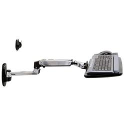 Ergotron – LX Wall Keyboard Arm – 35-Inch Extension, Polished Aluminum