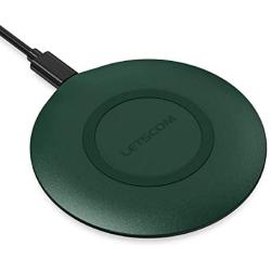 LETSCOM Ultra Slim Wireless Charger, Qi-Certified 15W Max Fast Wireless Charging Pad, Compatible with iPhone 12/11/11 Pro/XS Max/XR/XS/X/8/8+, Galaxy Note 10/Note 10+/S10/S10+/S10E (No AC Adapter)