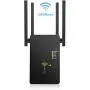 Super Boost WiFi Extender Signal Booster, WiFi Booster,360° Full Coverage Up to 2500 sq.ft,1200 MBPS WiFi Repeater 2.4 & 5GHz Dual Band WiFi Extender- Covers 15 Devices with 4 Antennas