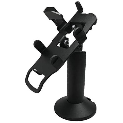DCCStands Swivel and Tilt Verifone Vx805 Terminal Stand, Screw-in and Adhesive with Key Locking Mechanism