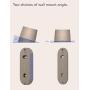 Nooie WiFi Video Doorbell Camera with Chime, Wireless Smart Camera Doorbell with 2k Resolution, Dual Band 2.4/5Ghz, Human Detection, 2-Way Audio, Built-in Siren, IP66 Waterproof, Easy Installation