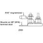 Blue Sea Systems MRBF Surface and Terminal Mount Fuse Blocks