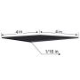 Adhesive Foam Strip, 4 Inch Length X 4 Inch Width X 1/16 Inch Thickness Self Stick Foam Rubber Sheet Non-Slip Air Conditioner Insulation Pads Black Foam Padding Foam Strip (20Pcs)