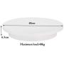 ComXim Professional 360 Degree Photography Turntable for Product Photography, 15.8in(40cm) Diameter,Automatic Remote Control Angle,Speed,Direction, Various Rotation Mode (White)