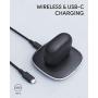AUKEY True Wireless Earbuds, Bluetooth 5 Headphones with Wireless Charging Case, in-Ear Detection, 30H Playtime, IPX5 Water Resistance, Type-C Low Latency Stereo Earphones for iPhones and Android
