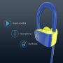 noot products NP11 Wireless Bluetooth in-Ear Headphones with Mic, Volume & Remote Control IPX7 Sweatproof Earbuds for Sports, Running, Gym (Royal Blue)