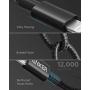 Anker New Nylon USB-C to Lightning Charging Cord for [6ft MFi Certified] for iPhone 12/11 Pro/X/XS/XR / 8 Plus, Supports Power Delivery (Black)