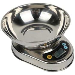 Electronic-scale Kitchen Food Detachable Bowl Stainless Steel Waterproof with Digital LCD Display Weighing Cooking Scales