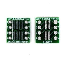 25pcs 8-Pin SOIC/SOP/SSOP to DIP Breakout Board