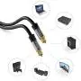 KabelDirekt – 10 feet – Optical Digital Audio Cable (Fiber Optic, TOSLINK, Male to Male, Home Theater, Gold Plated, for PlayStation/PS4 & Xbox – Pro Series)