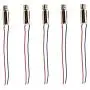 tatoko 6mmx12mm 10 Pcs DC Vibration Motor 3V 11000RPM Powerful Small Electric Motor 2 Wires Miniature Micro Vibrating Motor